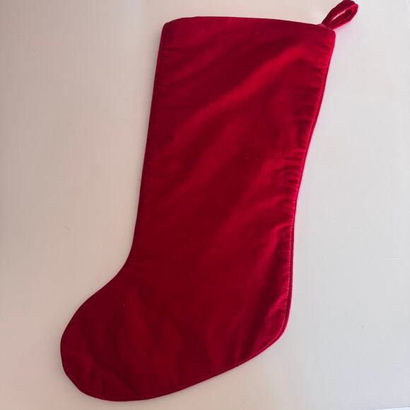 Vintage Wool Needlepoint Christmas Stocking Santa Playing Golf Handmade Golfer - Picture 3 of 6